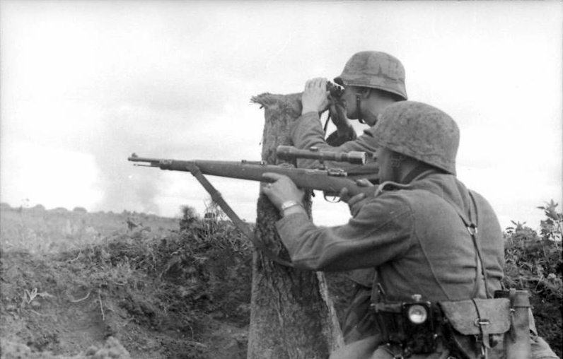 German Soldier on the Eastern Front