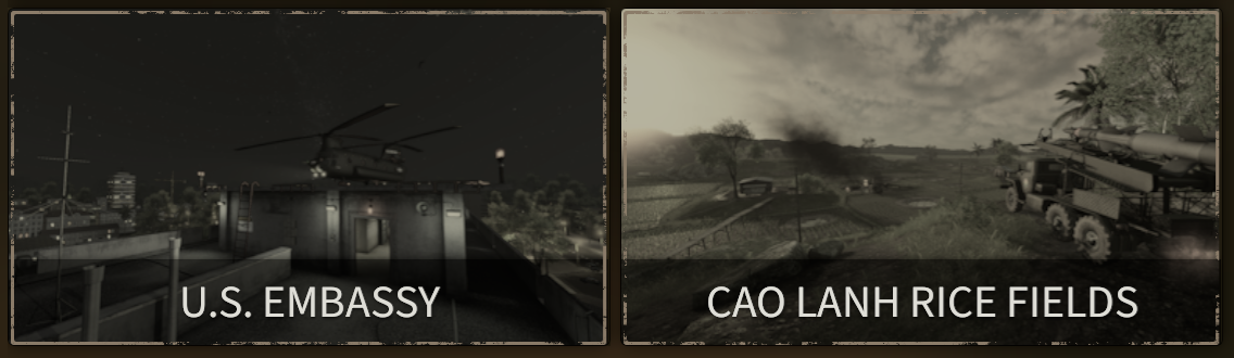 Current Map Rotation with "Old Postcard" effect
