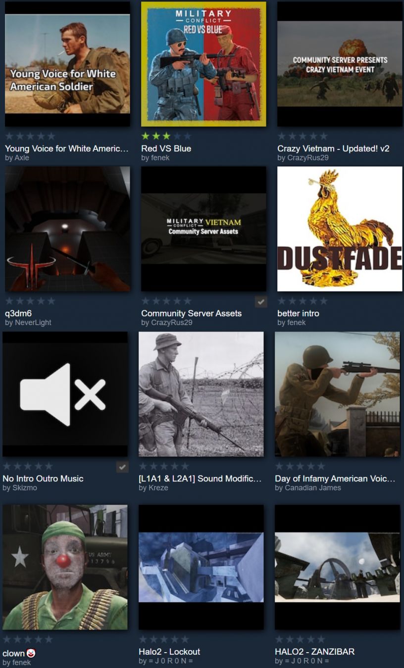 The Top 12 most popular mods in the last 3 months