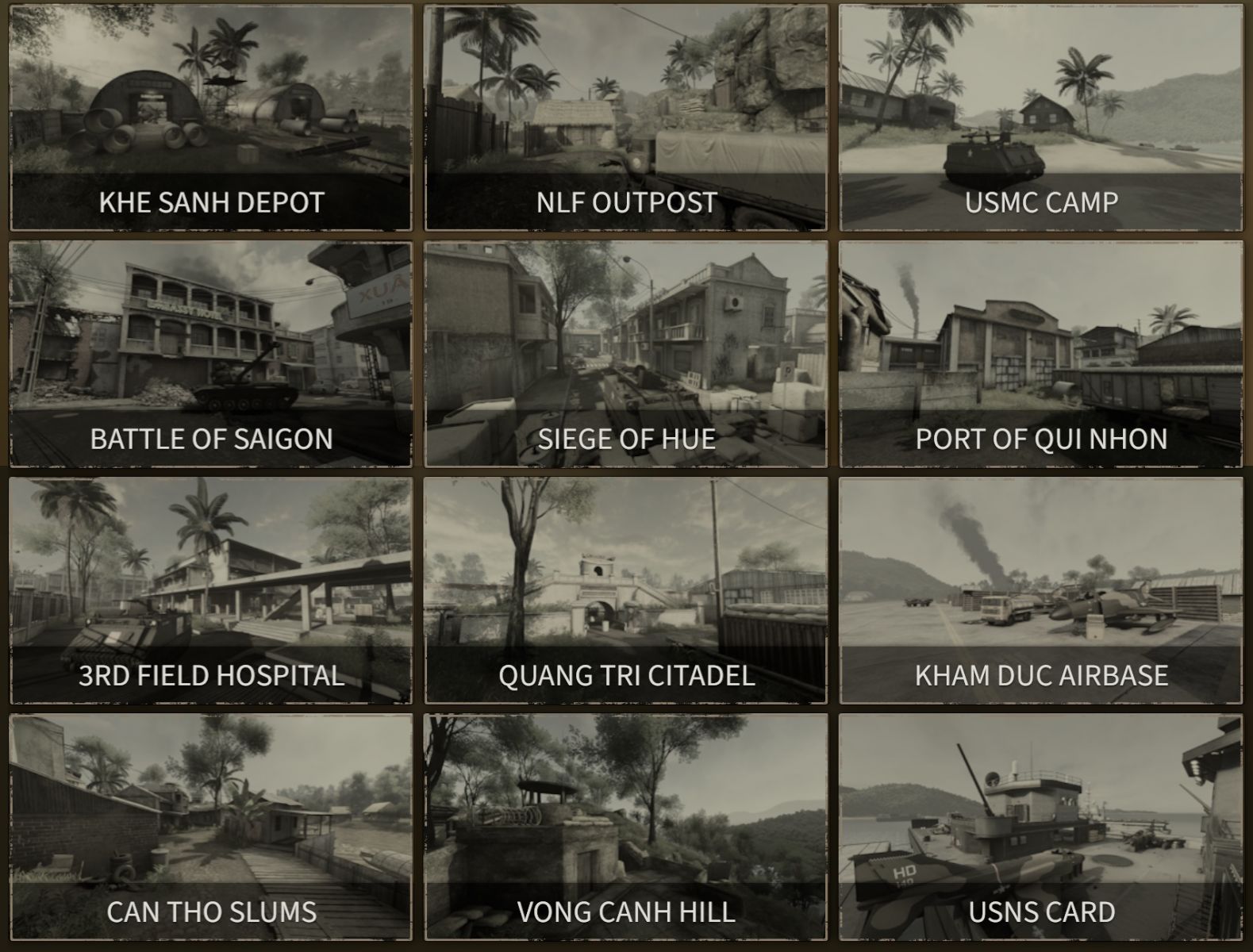 Current Map Rotation with "Old Postcard" effect